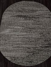 Ковер KAIR S143 BLACK-GRAY Овал